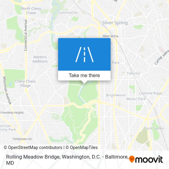 Rolling Meadow Bridge map