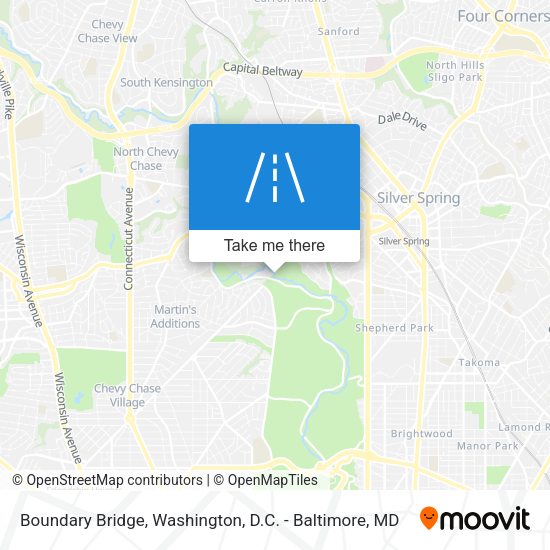 Mapa de Boundary Bridge