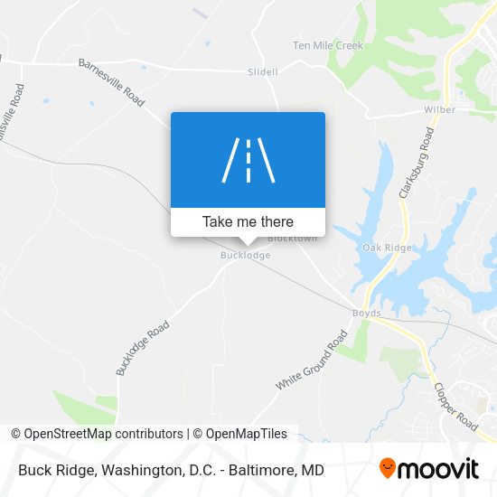 Mapa de Buck Ridge