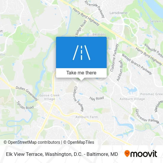 Elk View Terrace map