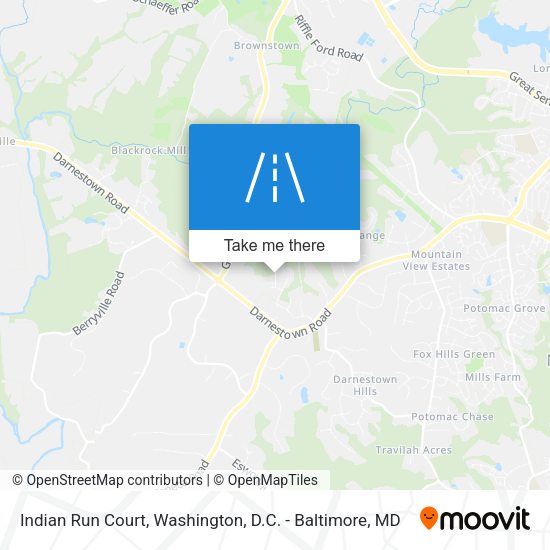 Mapa de Indian Run Court