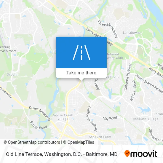 Old Line Terrace map