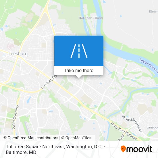 Tuliptree Square Northeast map