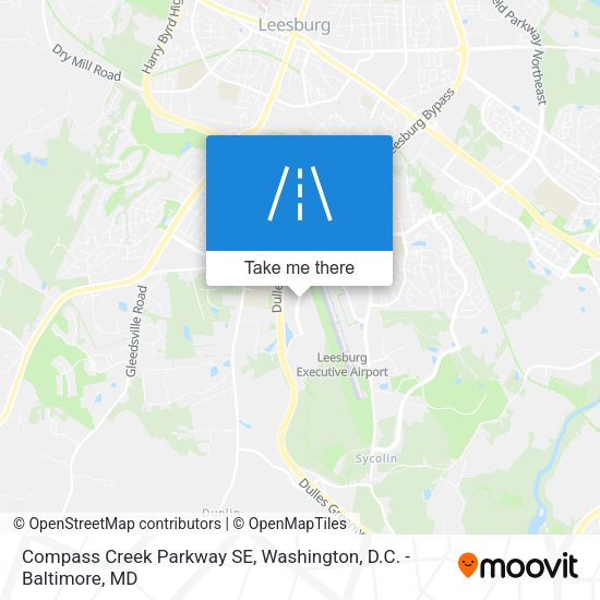 Mapa de Compass Creek Parkway SE