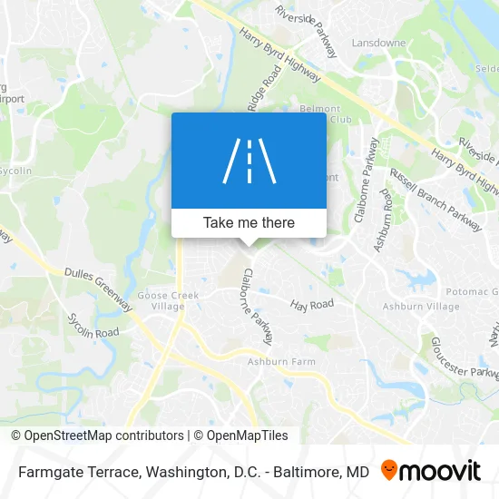 Farmgate Terrace map