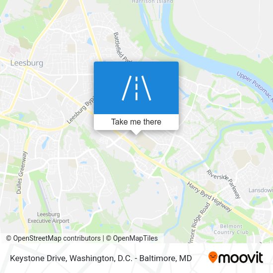 Mapa de Keystone Drive