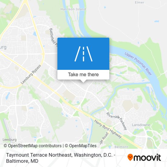 Mapa de Taymount Terrace Northeast