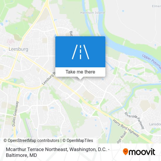Mcarthur Terrace Northeast map