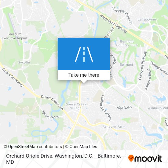 Mapa de Orchard Oriole Drive