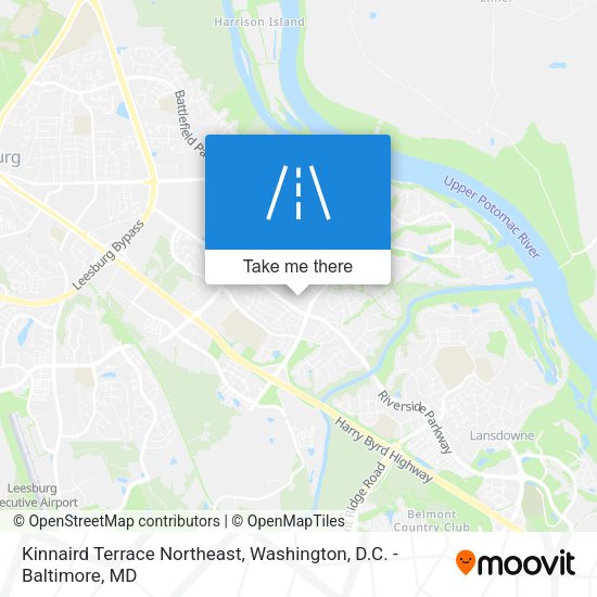 Mapa de Kinnaird Terrace Northeast