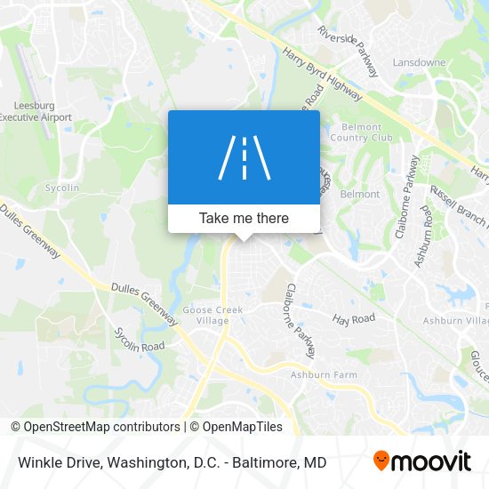 Winkle Drive map
