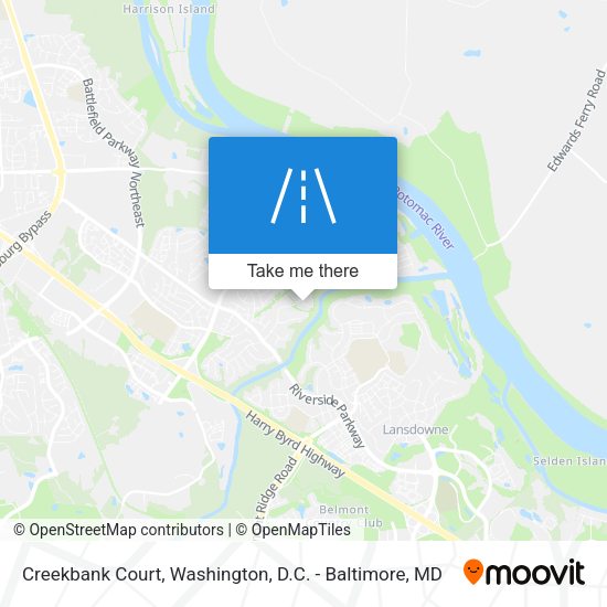 Creekbank Court map