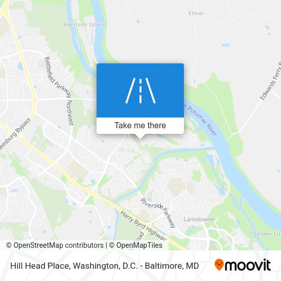 Mapa de Hill Head Place
