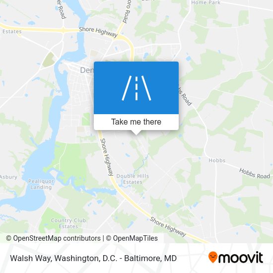 Mapa de Walsh Way