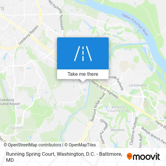 Running Spring Court map