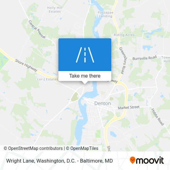 Wright Lane map