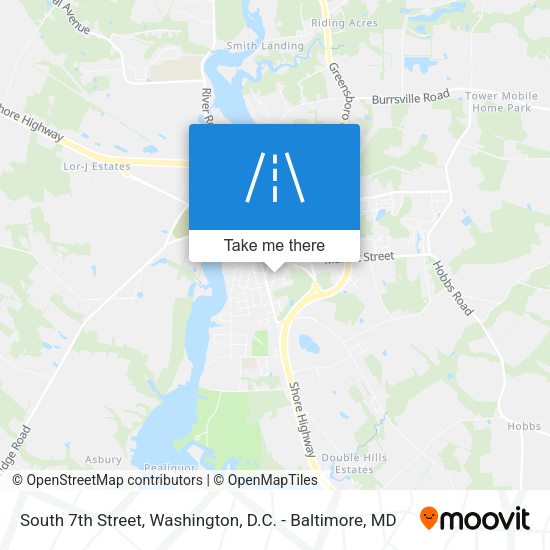 Mapa de South 7th Street