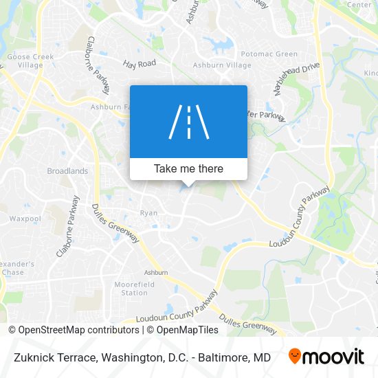 Mapa de Zuknick Terrace