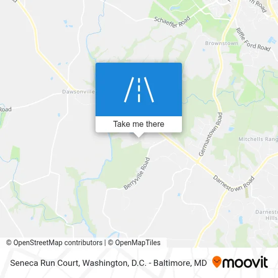 Seneca Run Court map