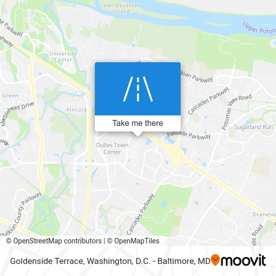 Goldenside Terrace map