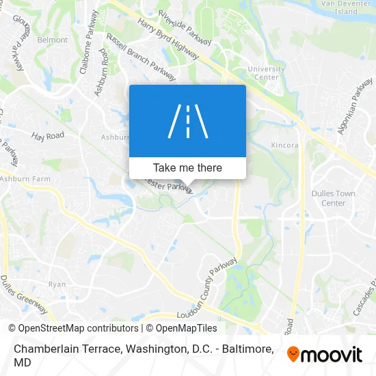 Chamberlain Terrace map