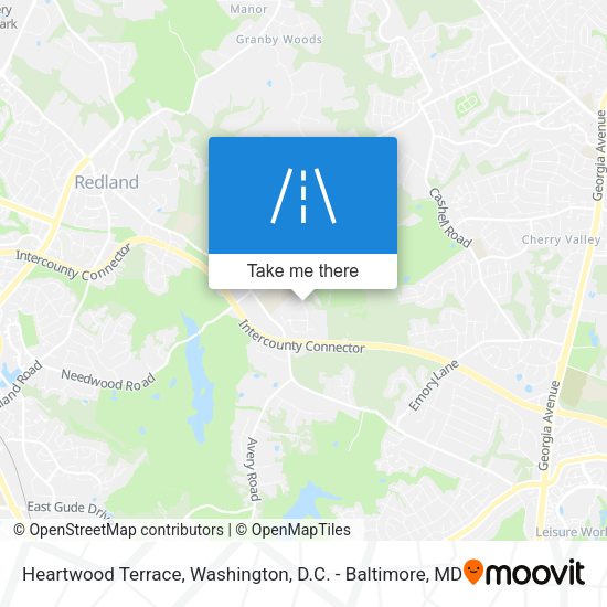 Mapa de Heartwood Terrace