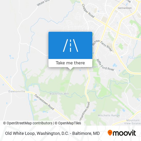 Old White Loop map
