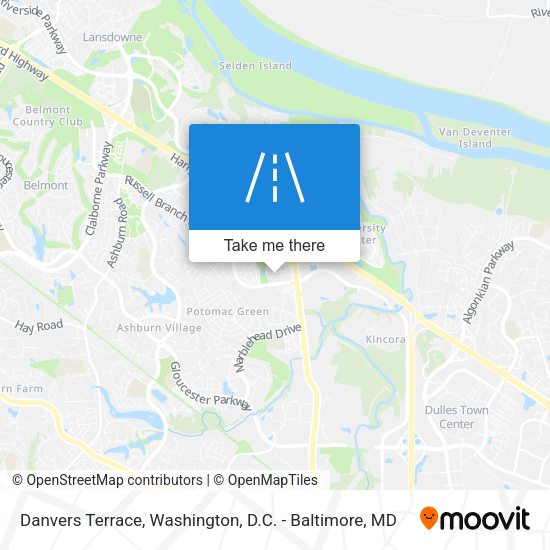 Mapa de Danvers Terrace