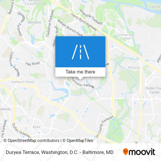 Duryea Terrace map