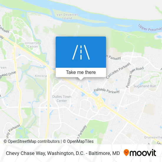 Chevy Chase Way map