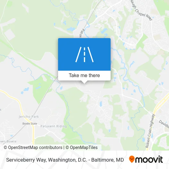 Serviceberry Way map