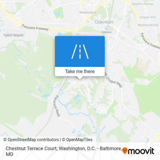 Chestnut Terrace Court map