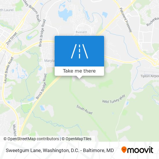 Sweetgum Lane map