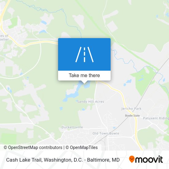 Mapa de Cash Lake Trail
