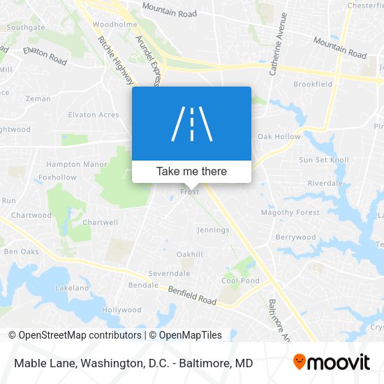 Mable Lane map