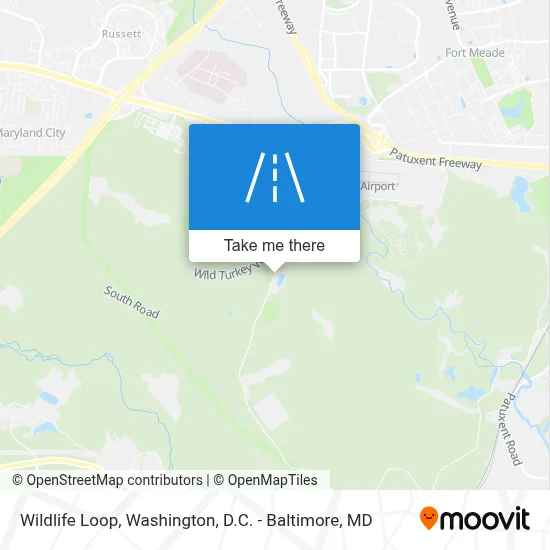 Wildlife Loop map