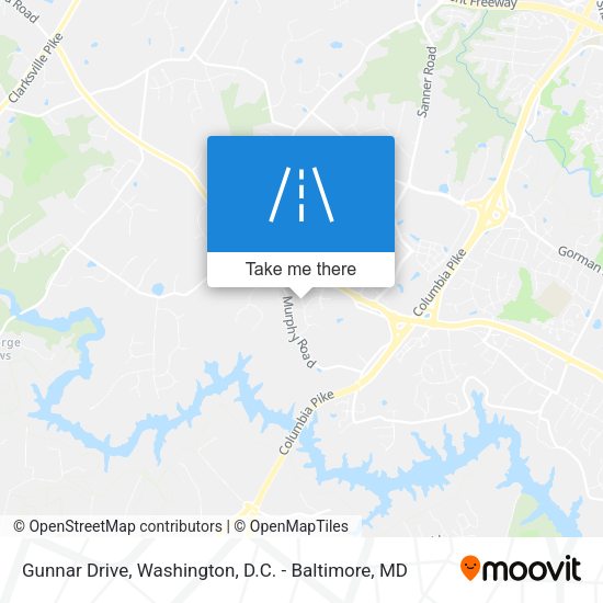 Gunnar Drive map