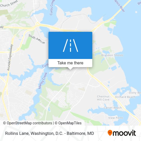 Rollins Lane map