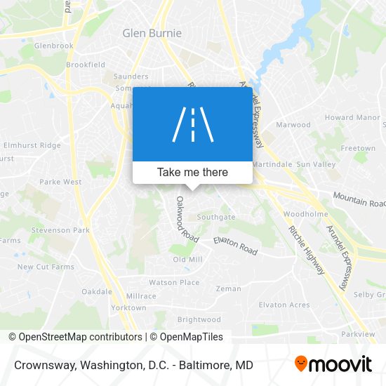 Crownsway map