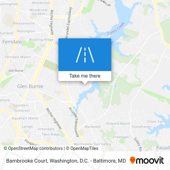 Mapa de Bambrooke Court