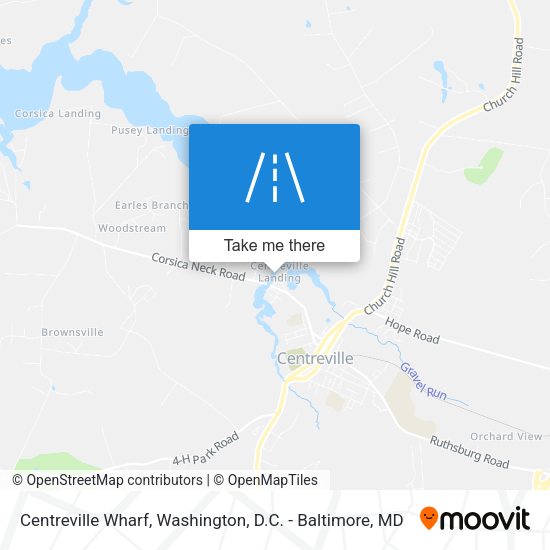 Centreville Wharf map
