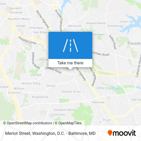 Merlot Street map