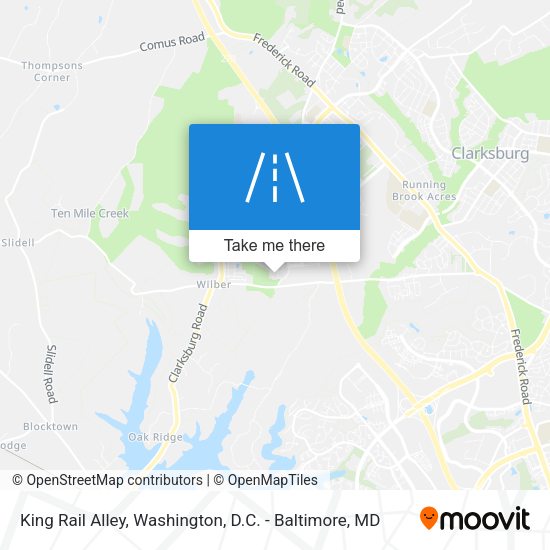 King Rail Alley map