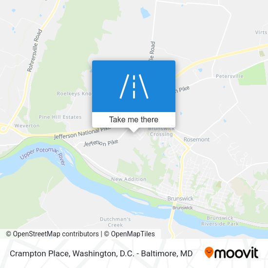 Mapa de Crampton Place