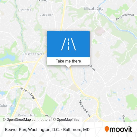 Beaver Run map