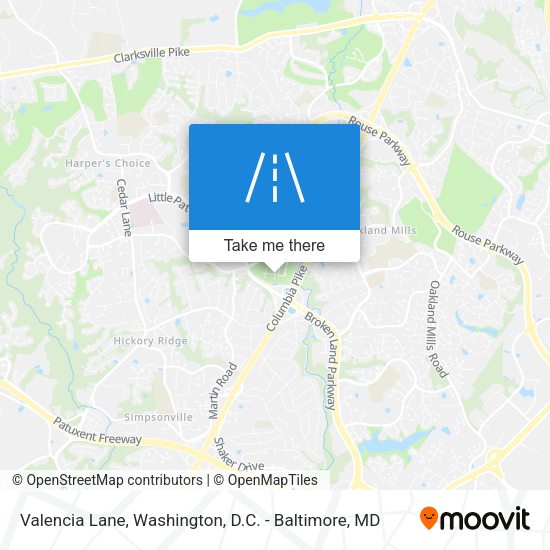 Valencia Lane map