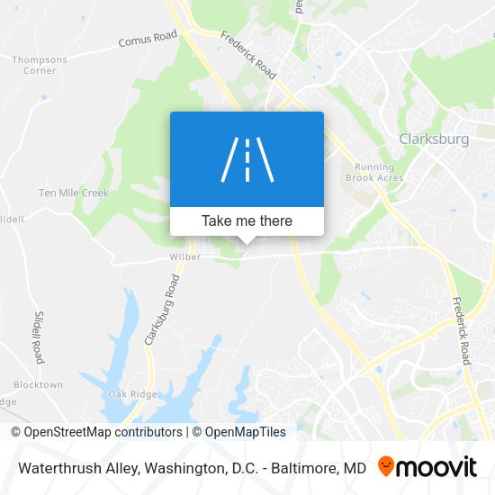 Mapa de Waterthrush Alley