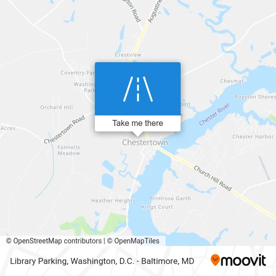 Library Parking map