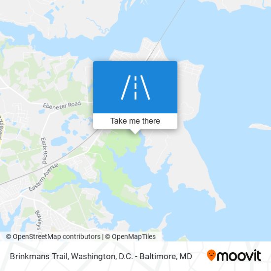 Mapa de Brinkmans Trail