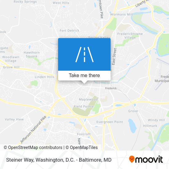 Steiner Way map